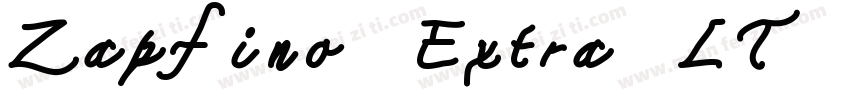 Zapfino Extra LT Thr字体转换